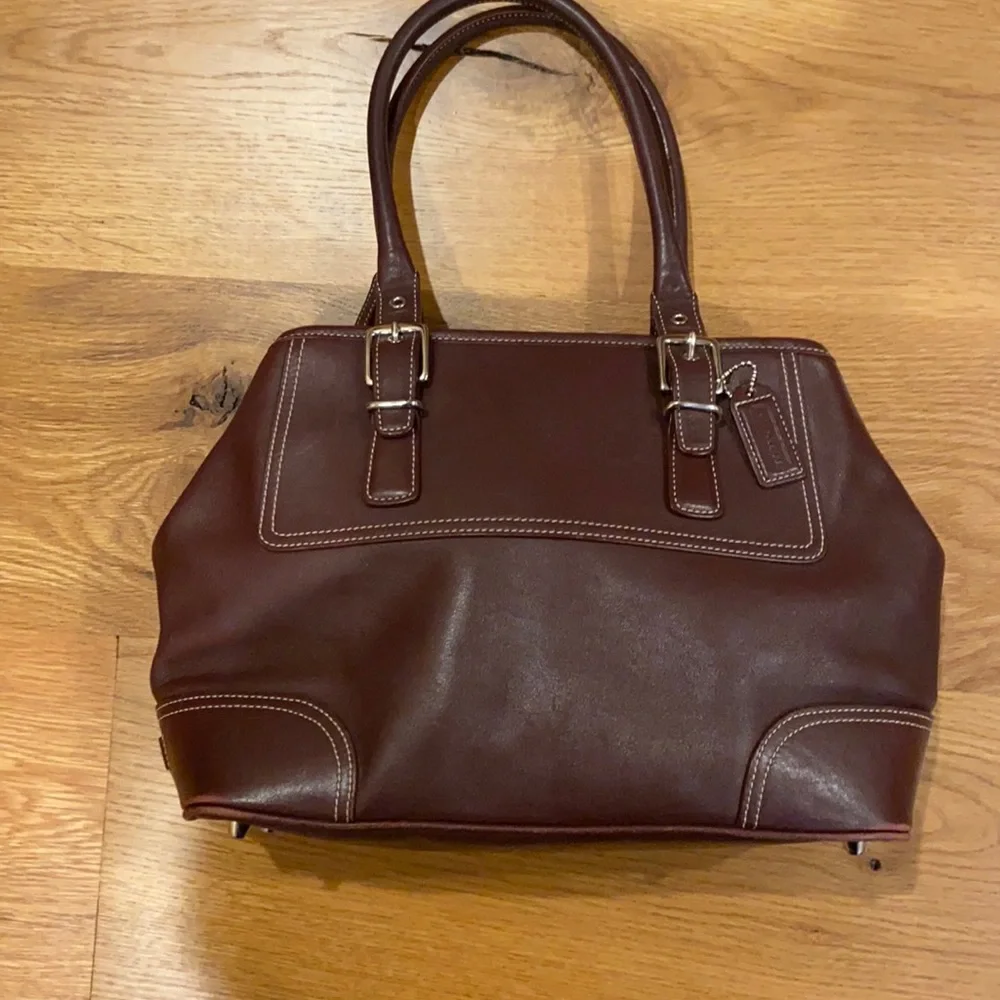 Brown Leather Coach Bag - Picture 1 of 10